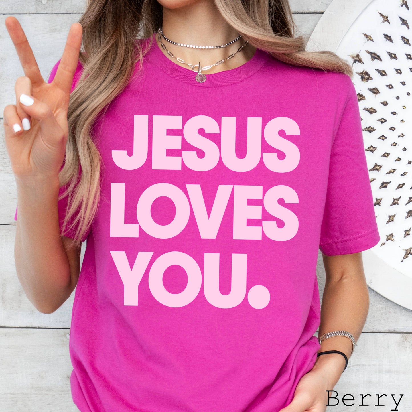 Jesus Loves You Graphic Shirt | Bella Canvas