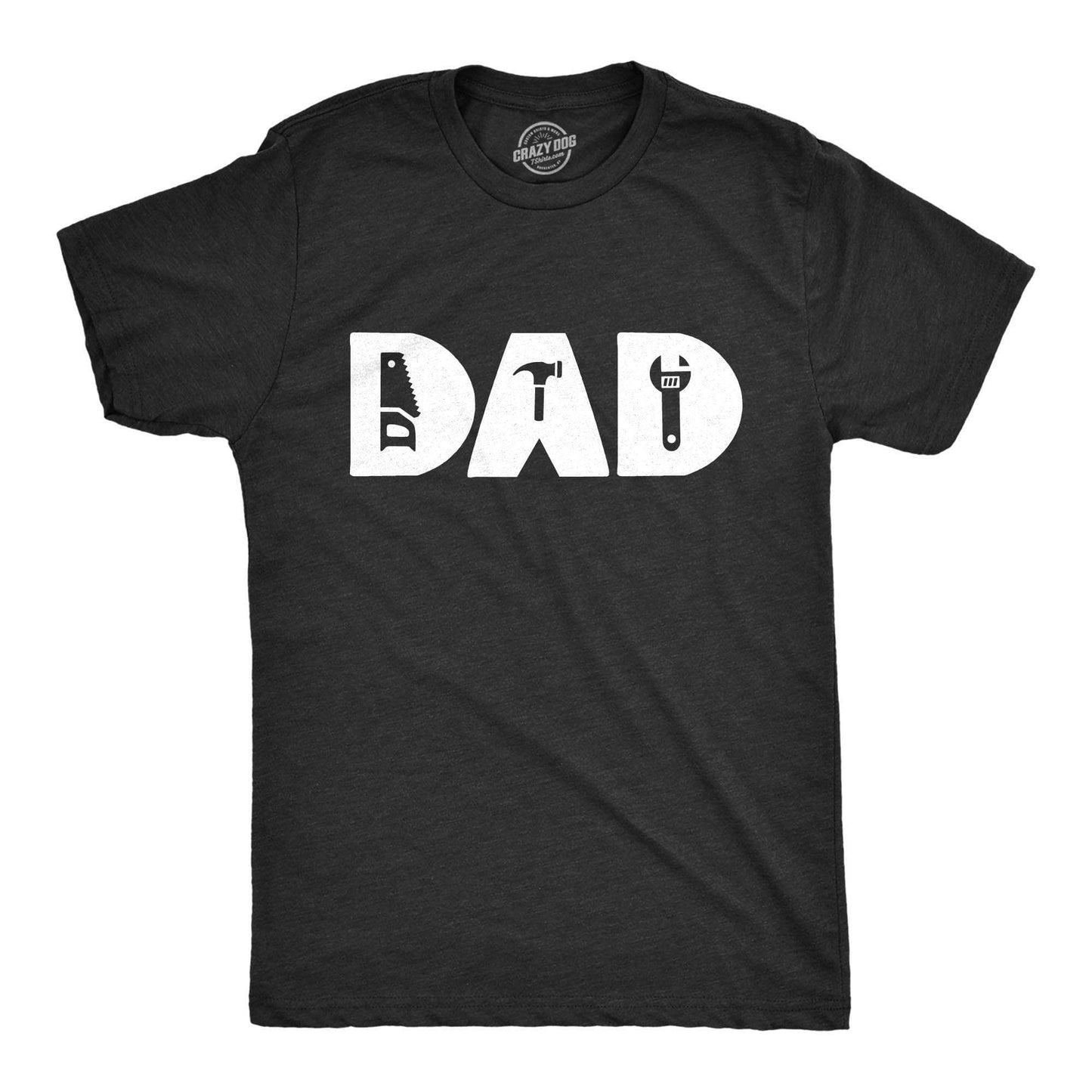 Dad Tools Men's Tshirt Father's Day Graphic Tee Western T