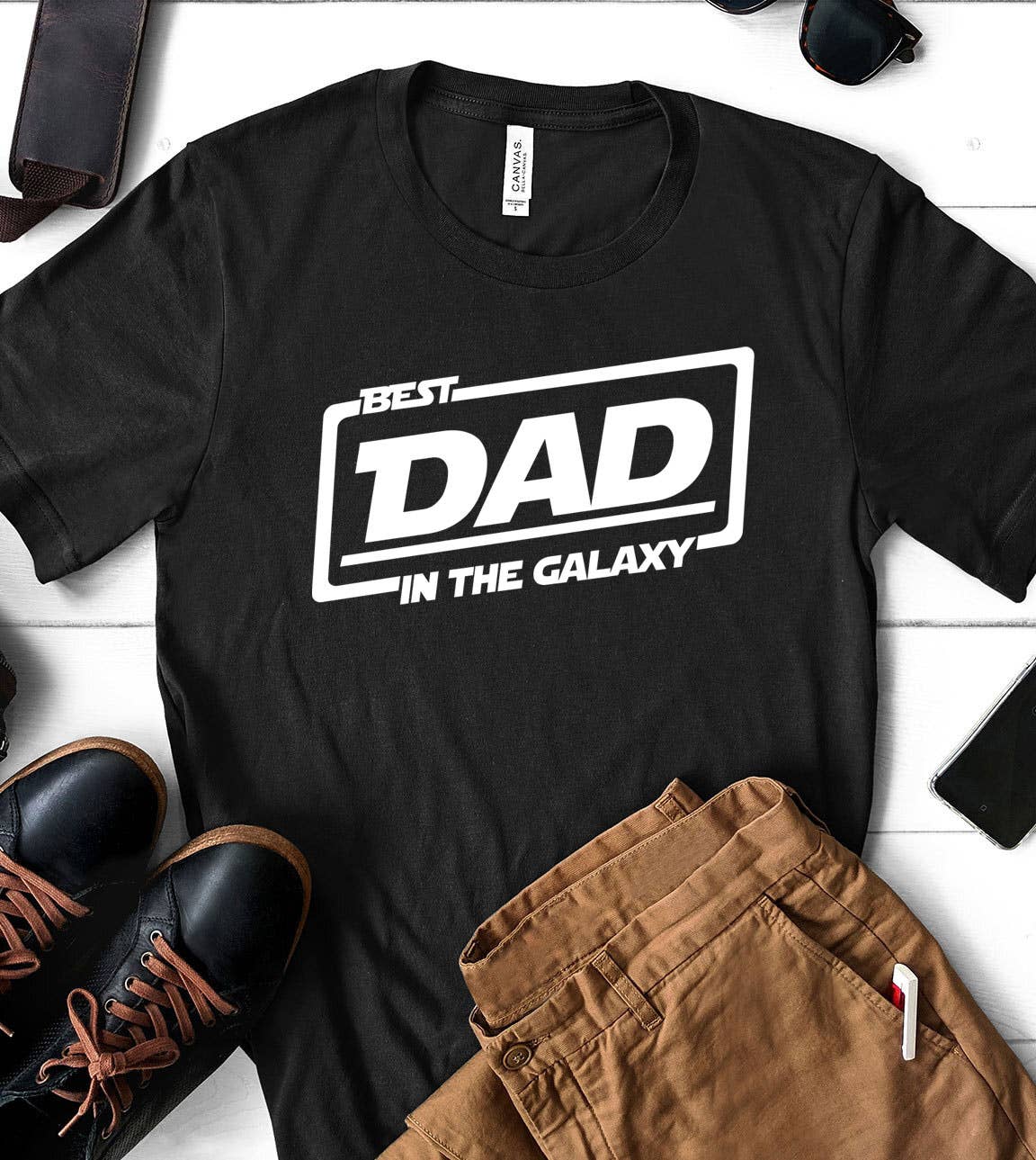 Best Dad in the - Dad Father's Day Gift Fun Cute T-Shirt