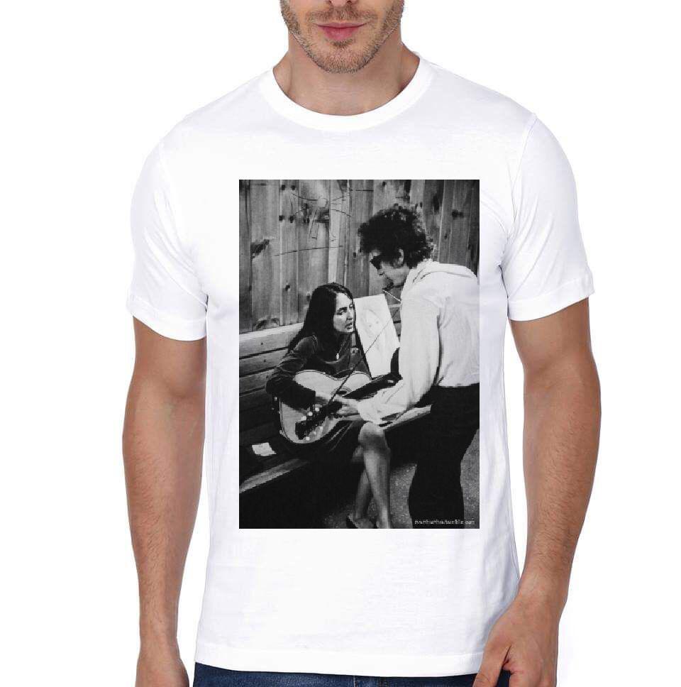 Grace Slick White Half Sleeve T-Shirt
