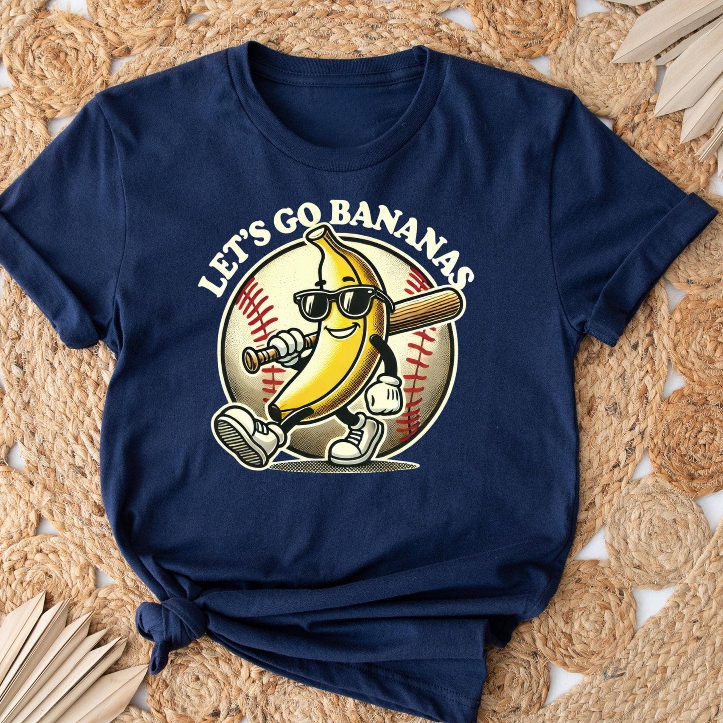 Banana Baseball Mascot Shirt, Funny Hip Hop Kids Tee