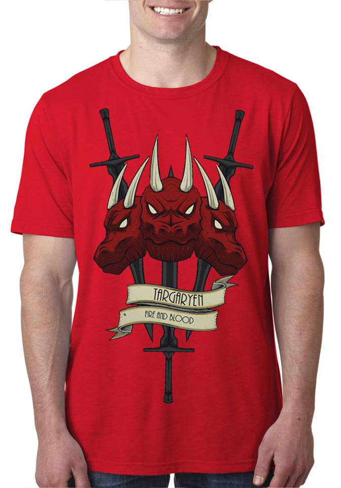 Targaryen Fire And Blood T-Shirt