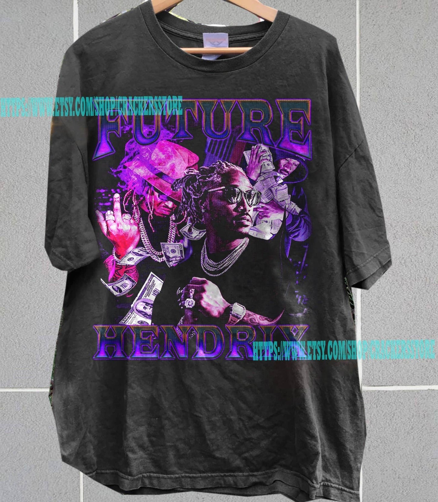 Vintage Future Graphic Shirt, Rapper Unisex T-Shirt Hoodie