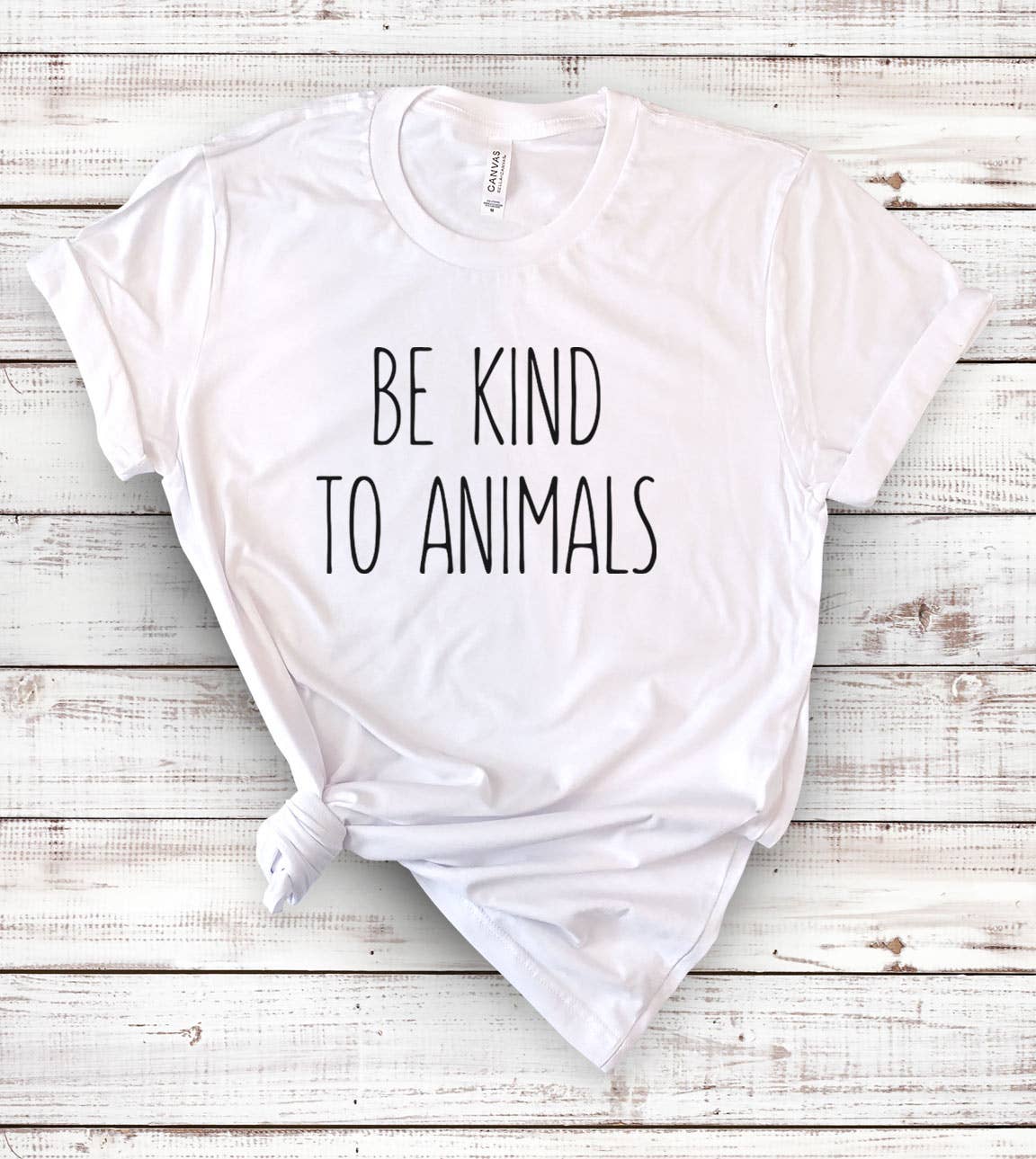 Be Kind To Animals - Adopt Sassy Animal Lover T-Shirt