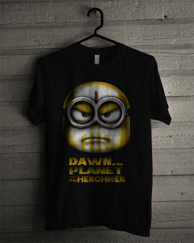 Dawn Planet Minion Black T-Shirt