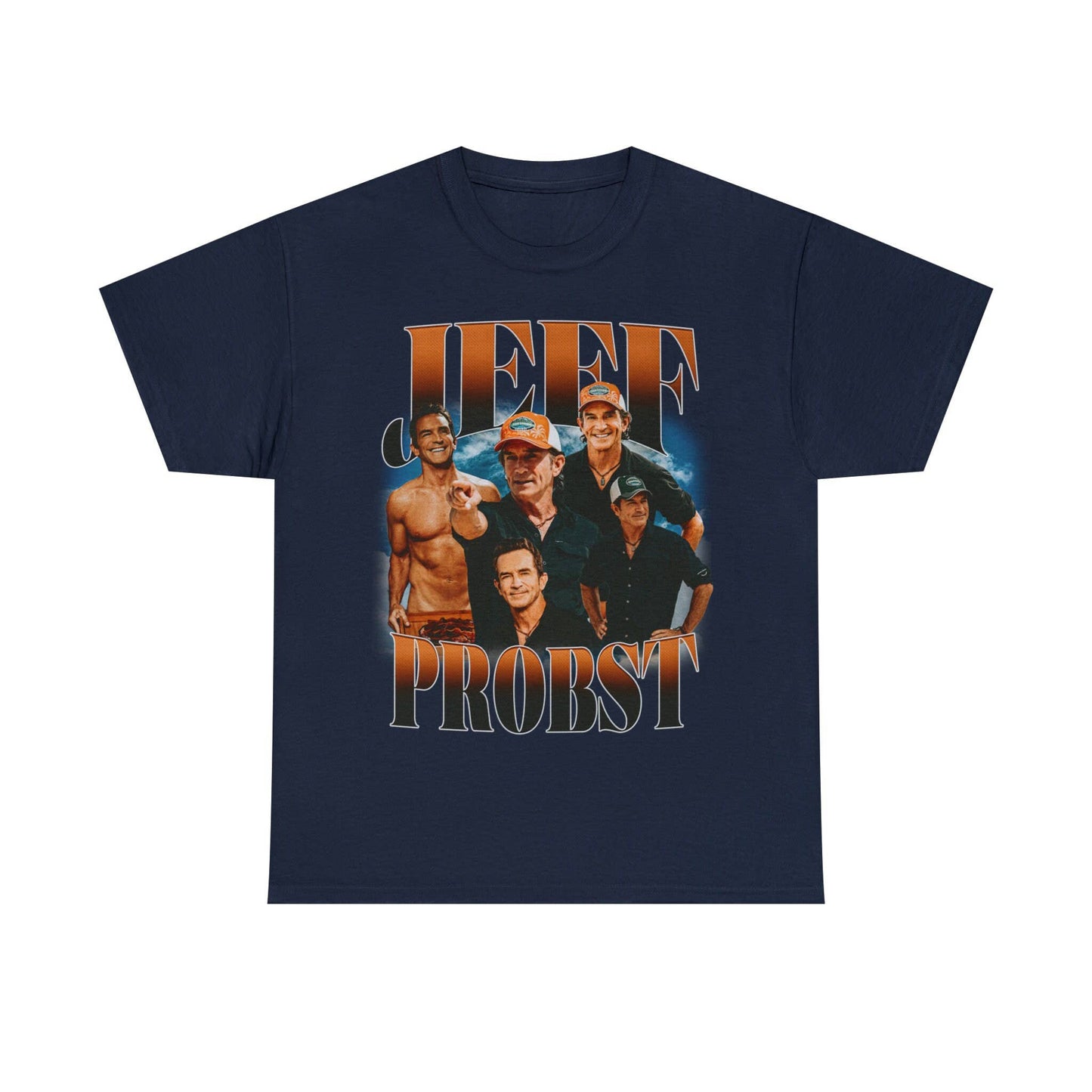 Jeff Probst Vintage T-Shirt Retro 90's Graphic Tee