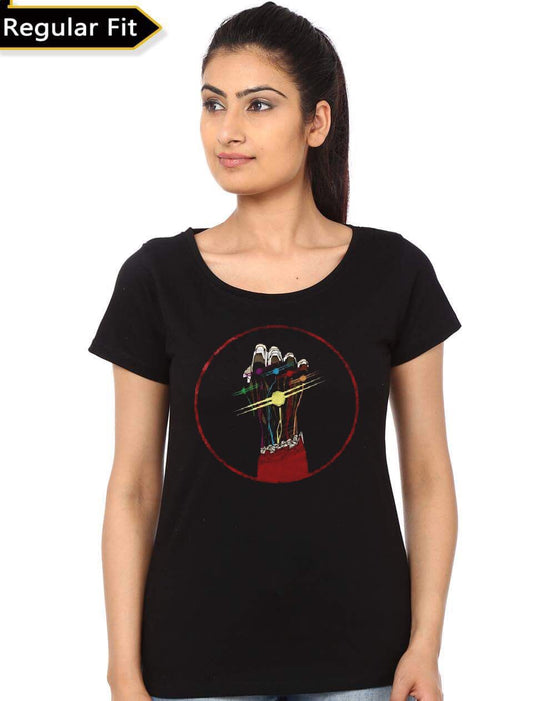Ironman Infinity Gauntlet Black T-Shirt