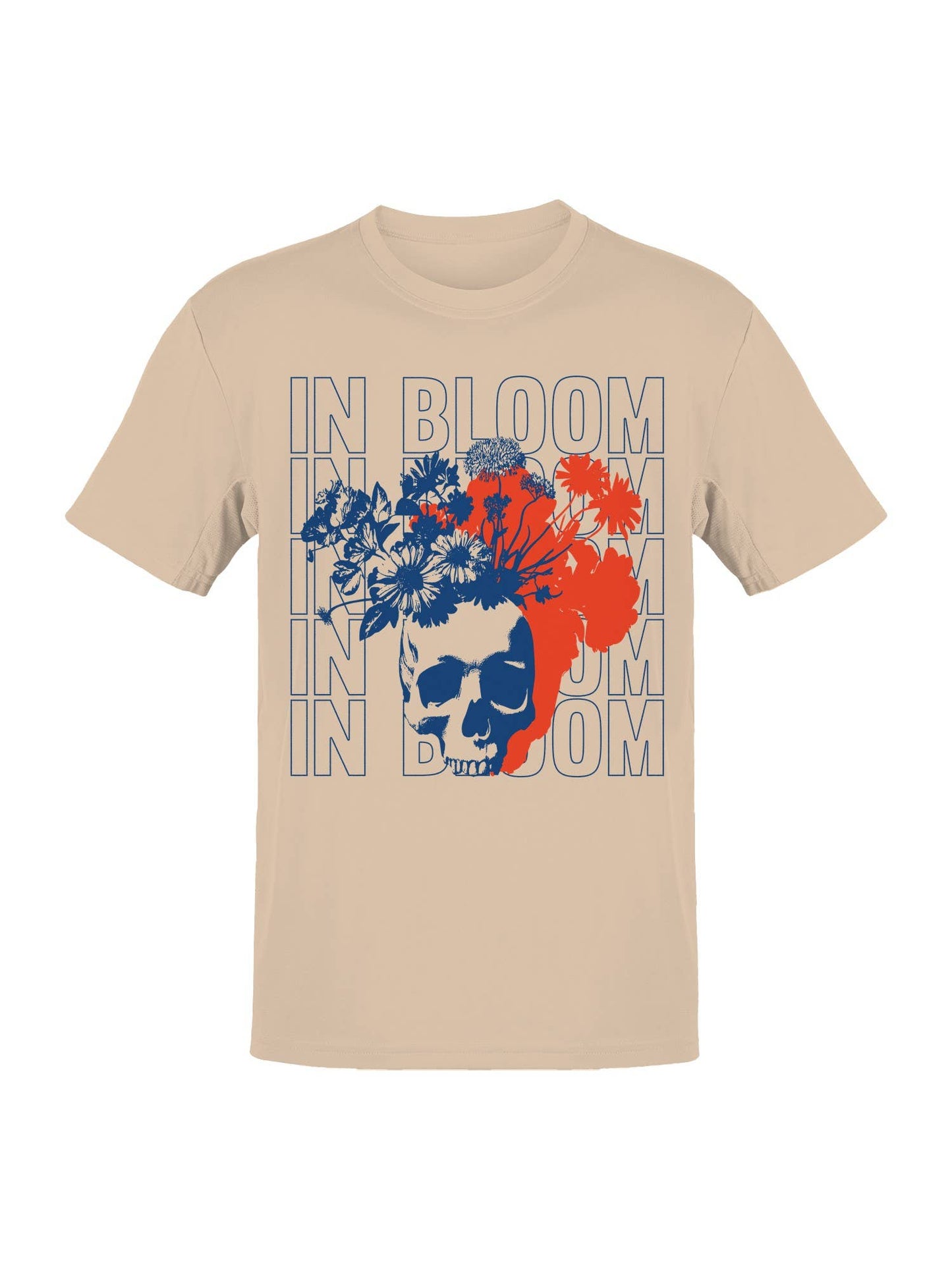 Floral Skull Design - in Bloom Men's T-Shirt
