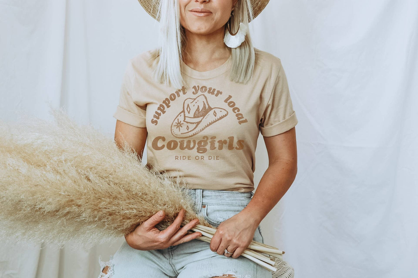 Support Your Local Cowgirl Graphic Tee | Women's Western Tee