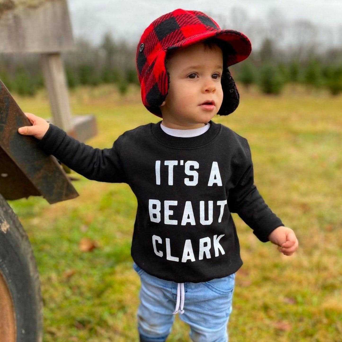 It's A Beaut Clark - Kids Christmas Sweater Sweatshirt