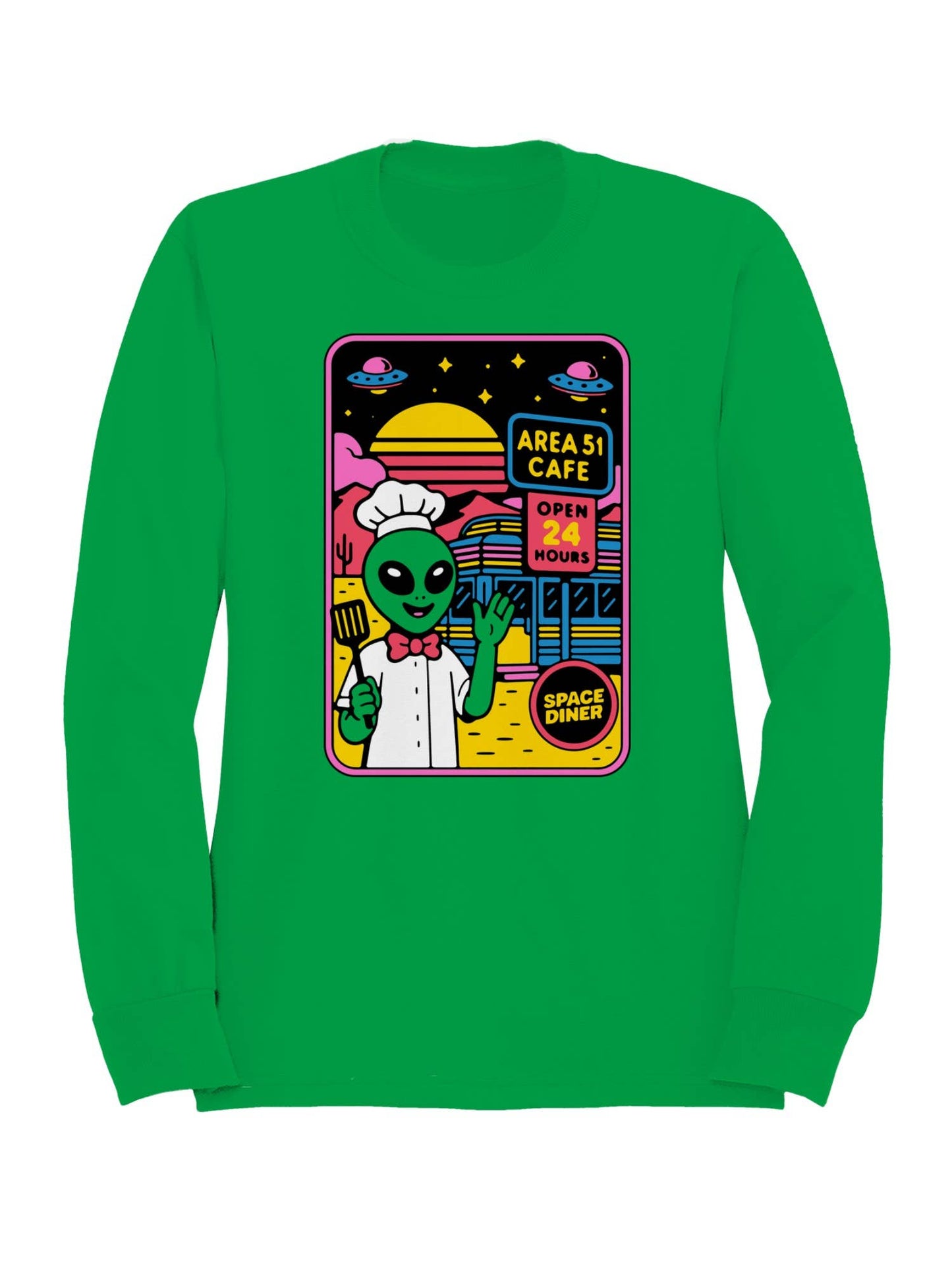 Alien Chef At Area 51 Cafe Women's Sweatshirt