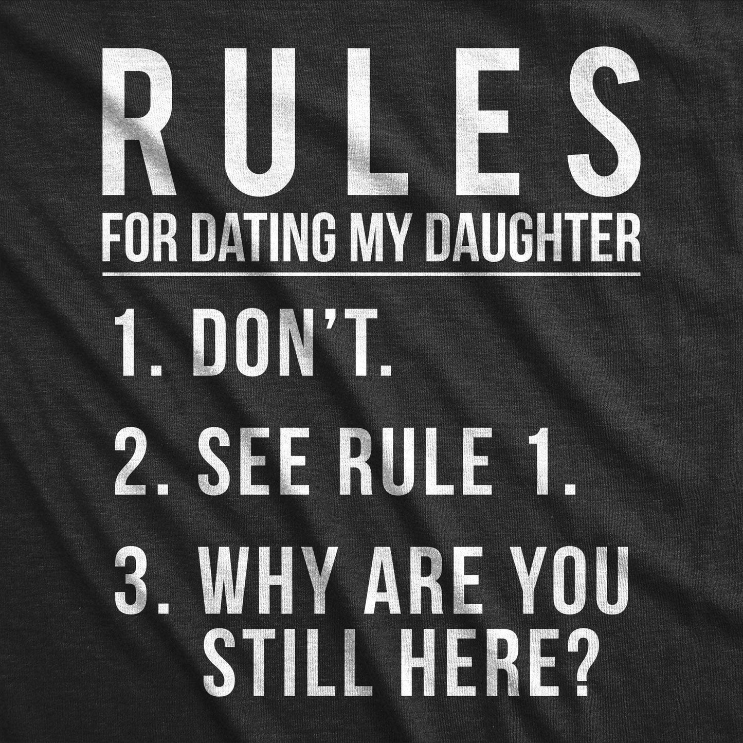 Rules For Dating My Daughter Men's Tshirt Father's Day