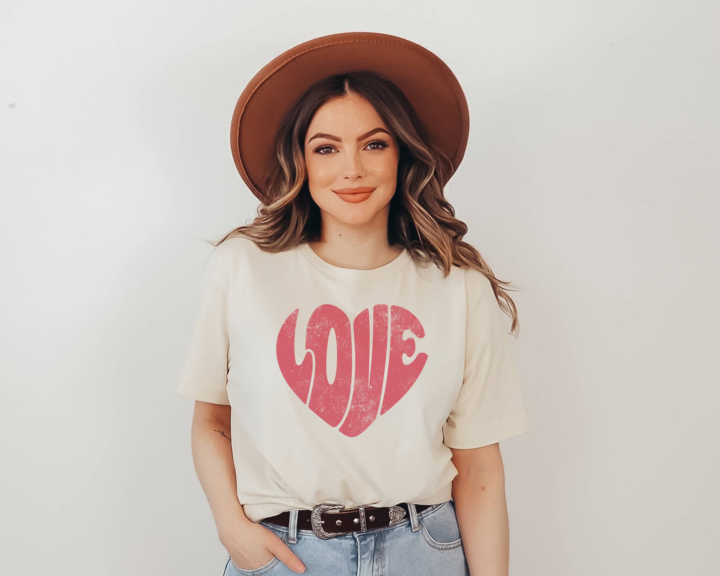 Retro Love Heart | Valentine Shirt