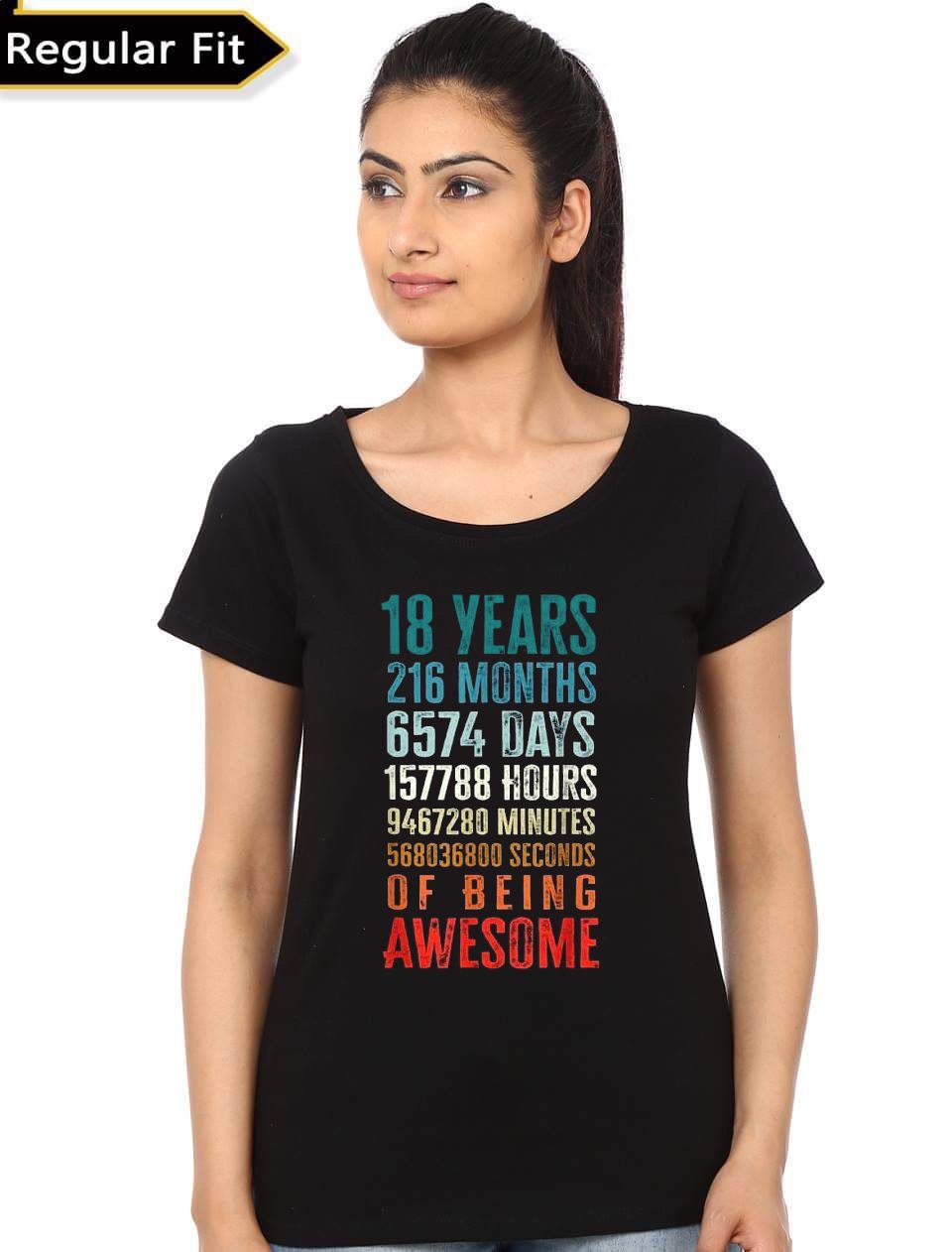 18 Years Of Beign Awesome Birthday T-Shirt
