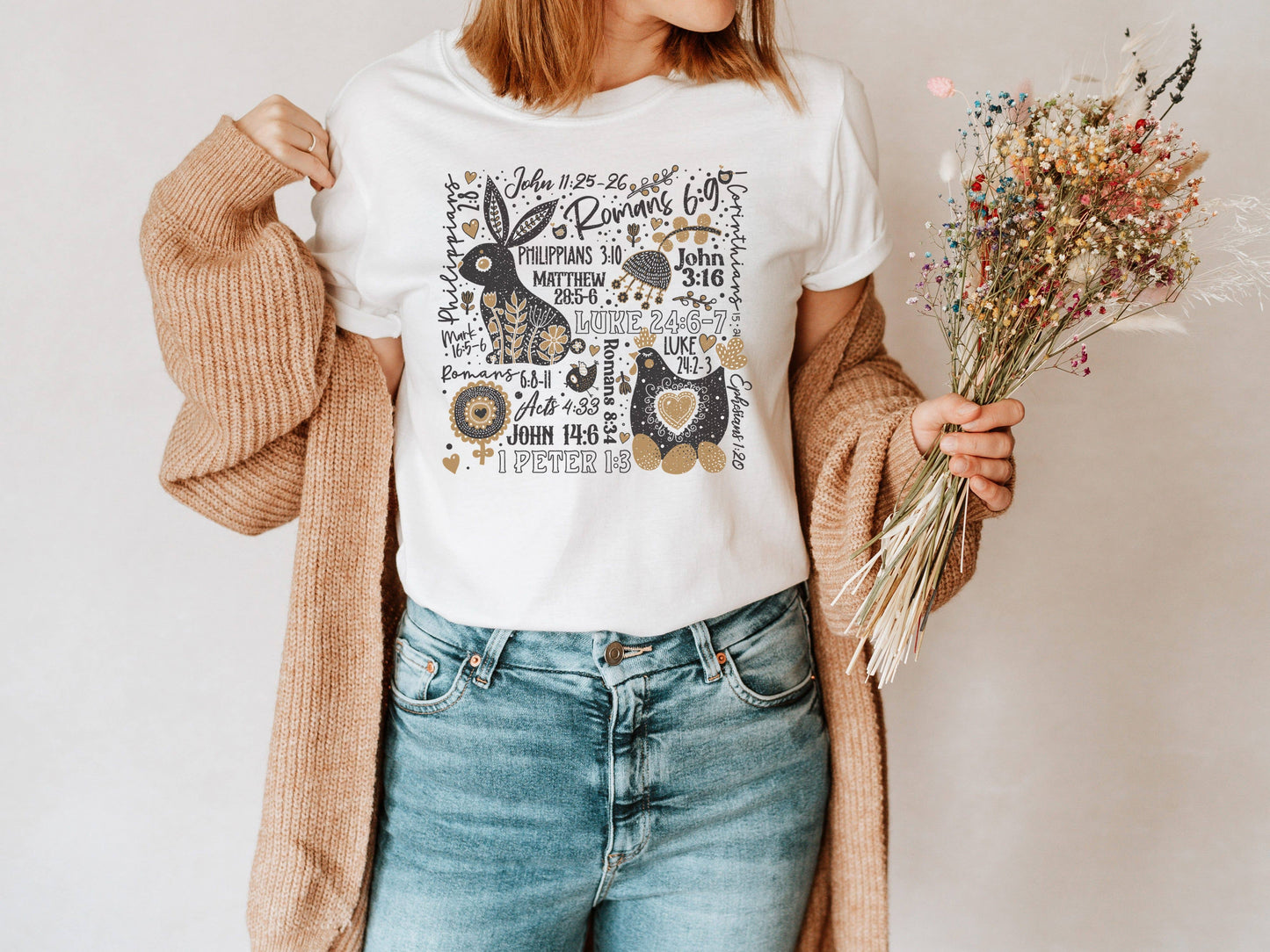 Easter Verses Graphic Tee | Women's Tees Religious Tee