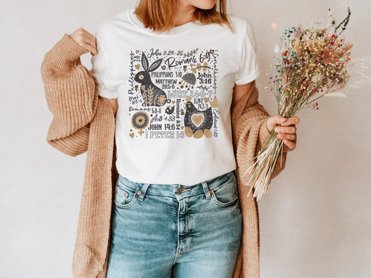 Easter Verses Graphic Tee | Women's Tees Religious Tee