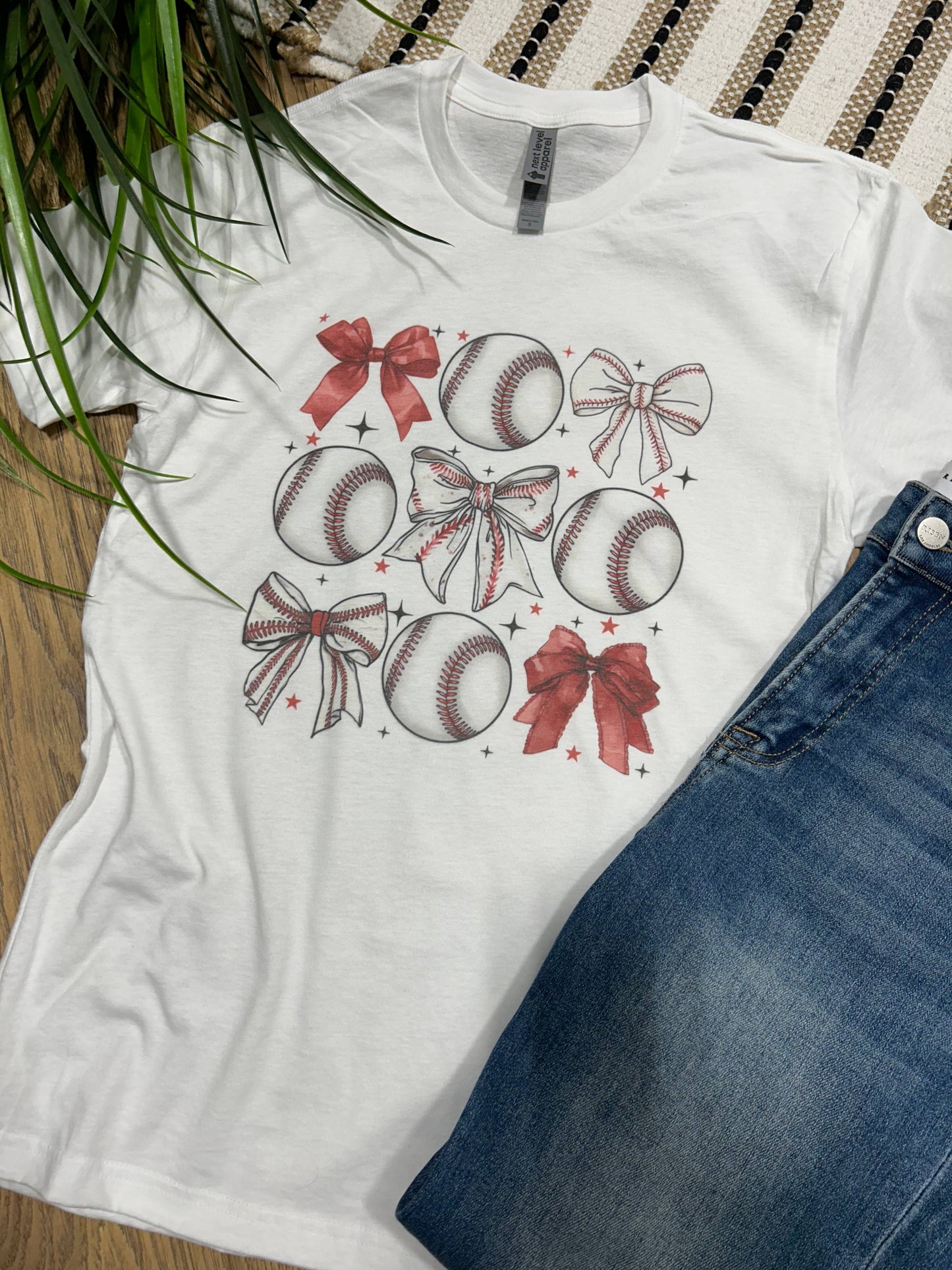 Baseball Bows Graphic Tee