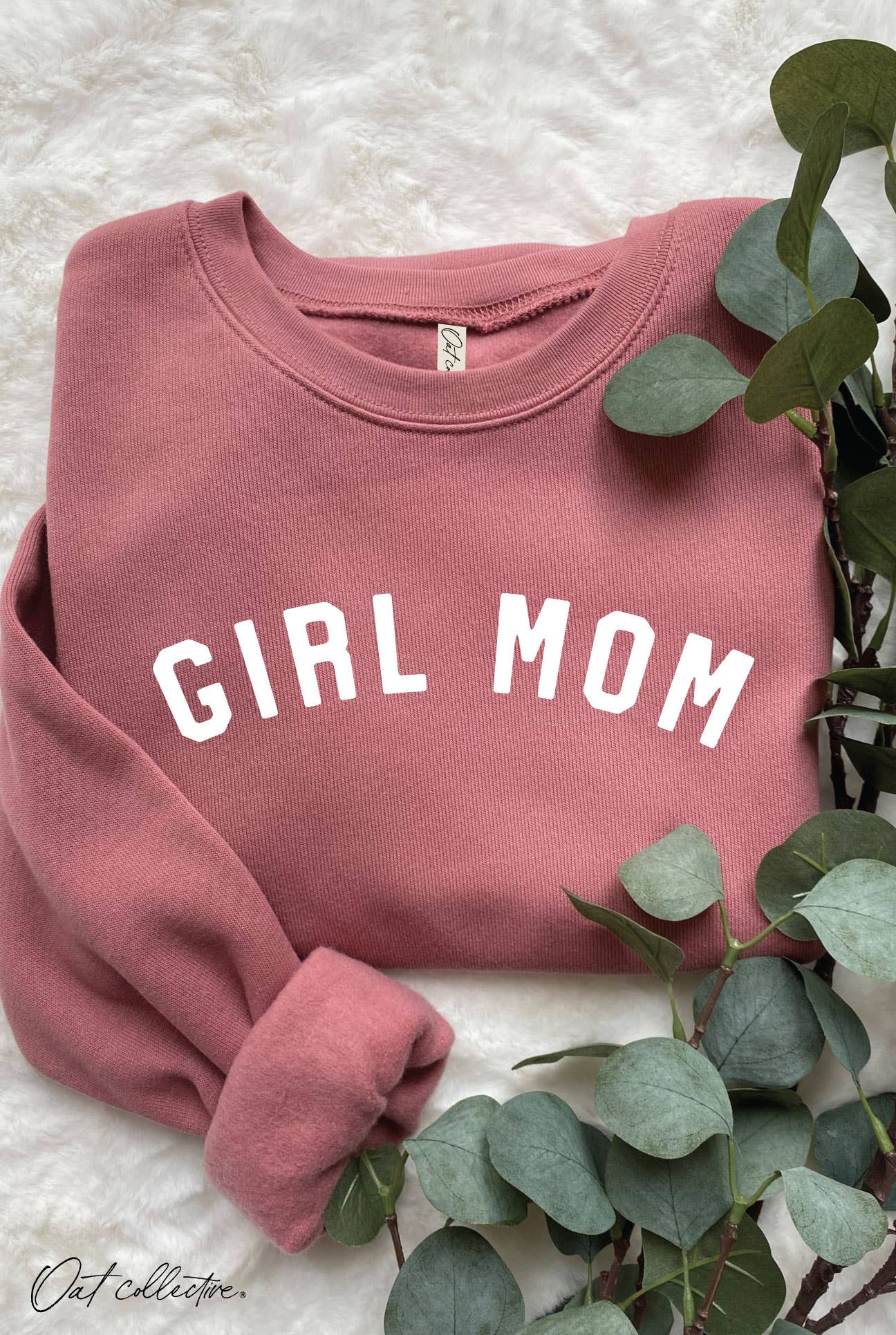 Girl Mom    Graphic Sweatshirt