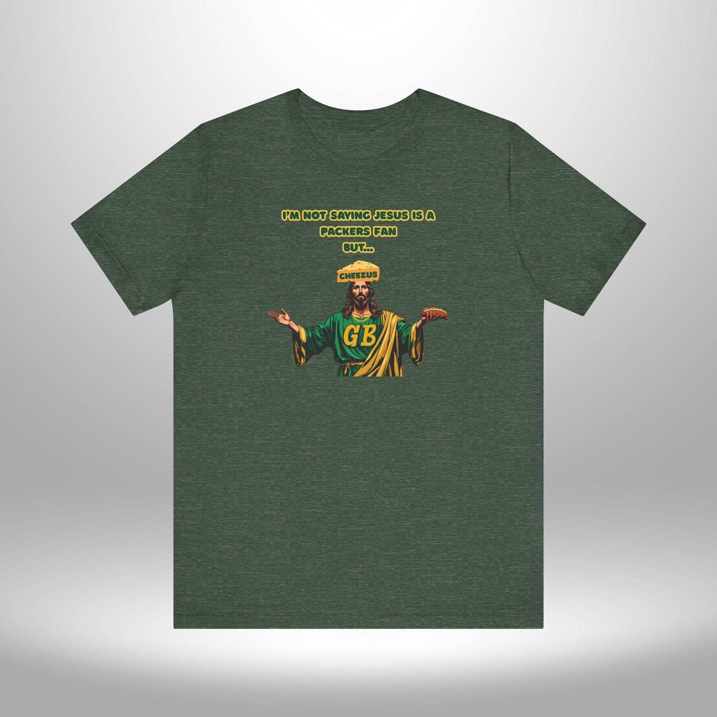Jesus Packers Fan Football Tee Shirt, Christian Sports