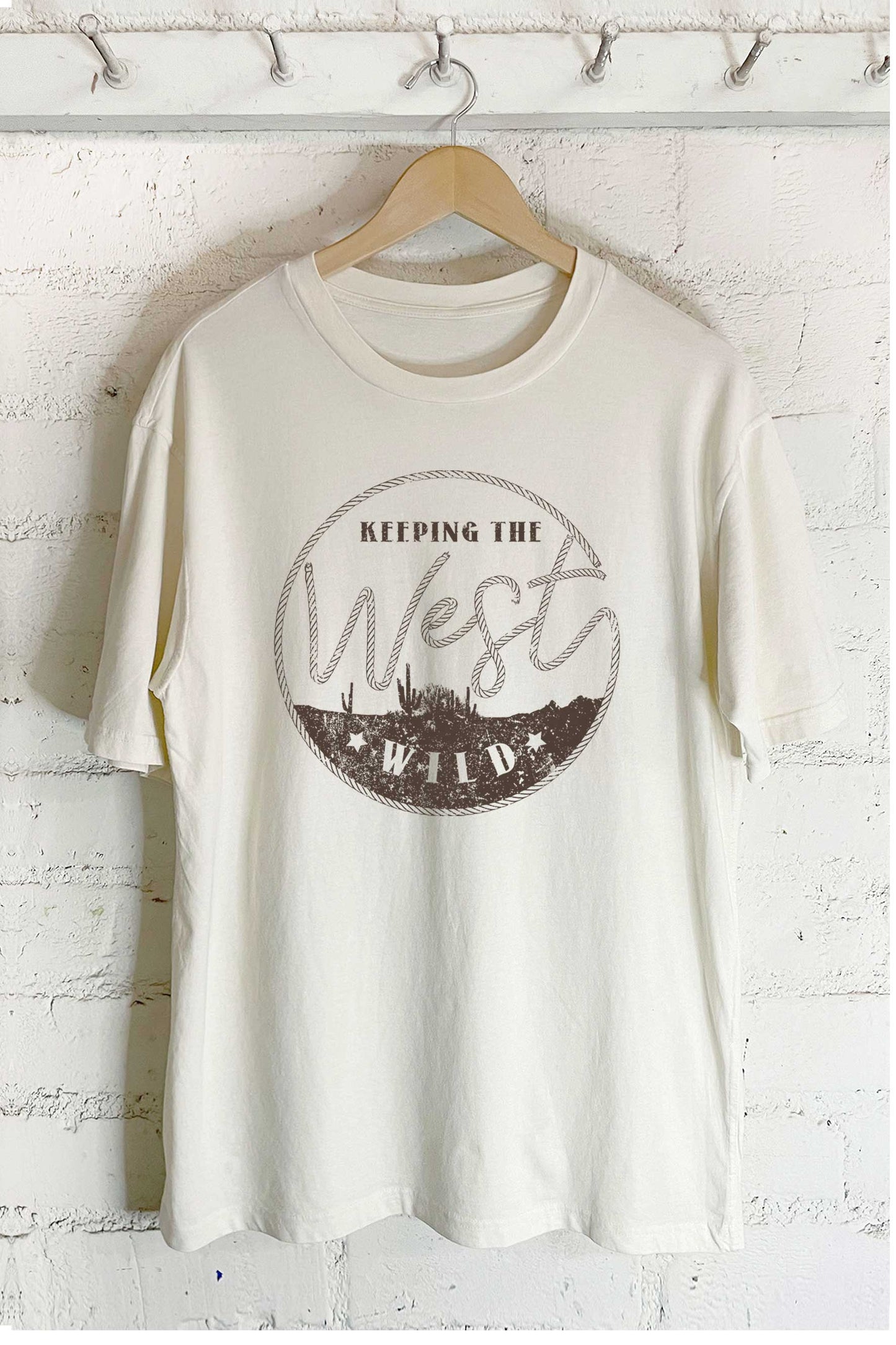Keep the West Wild-Oversized Tee