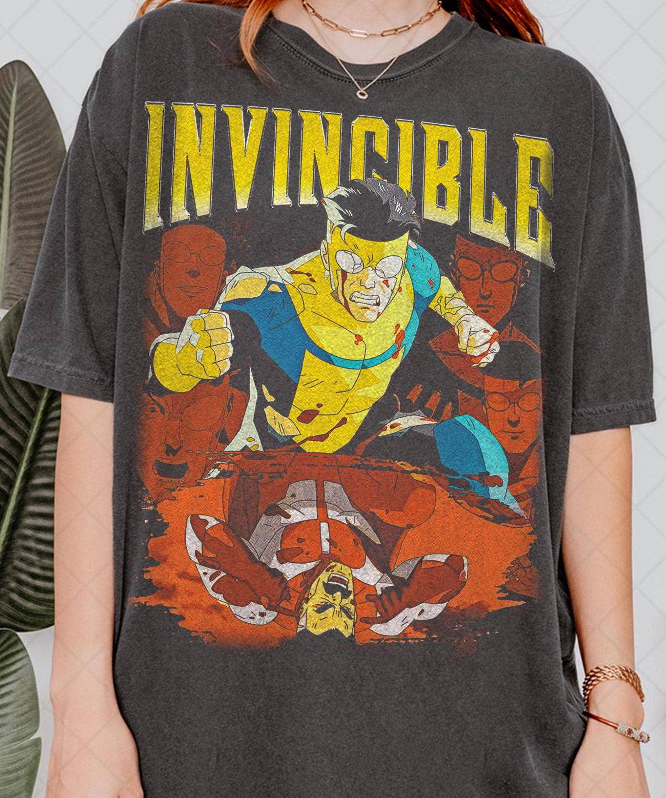 Invincible Mark Superhero Comic Book Fan Tee T-Shirt