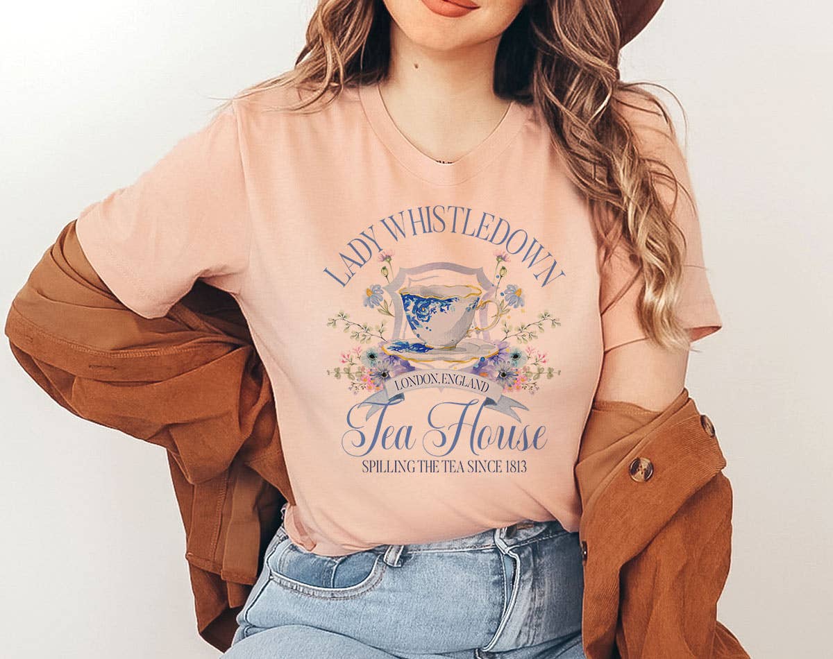 Lady Whistledown Tea House - Bridgerton Inspired T-Shirt