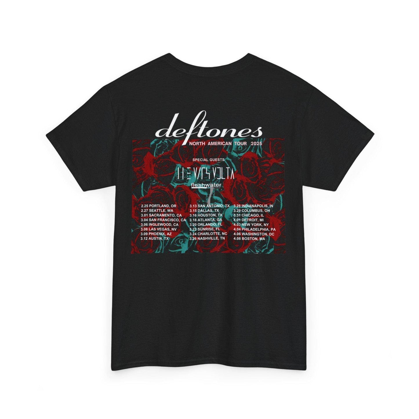 Deftones 2025 North American Tour Shirt