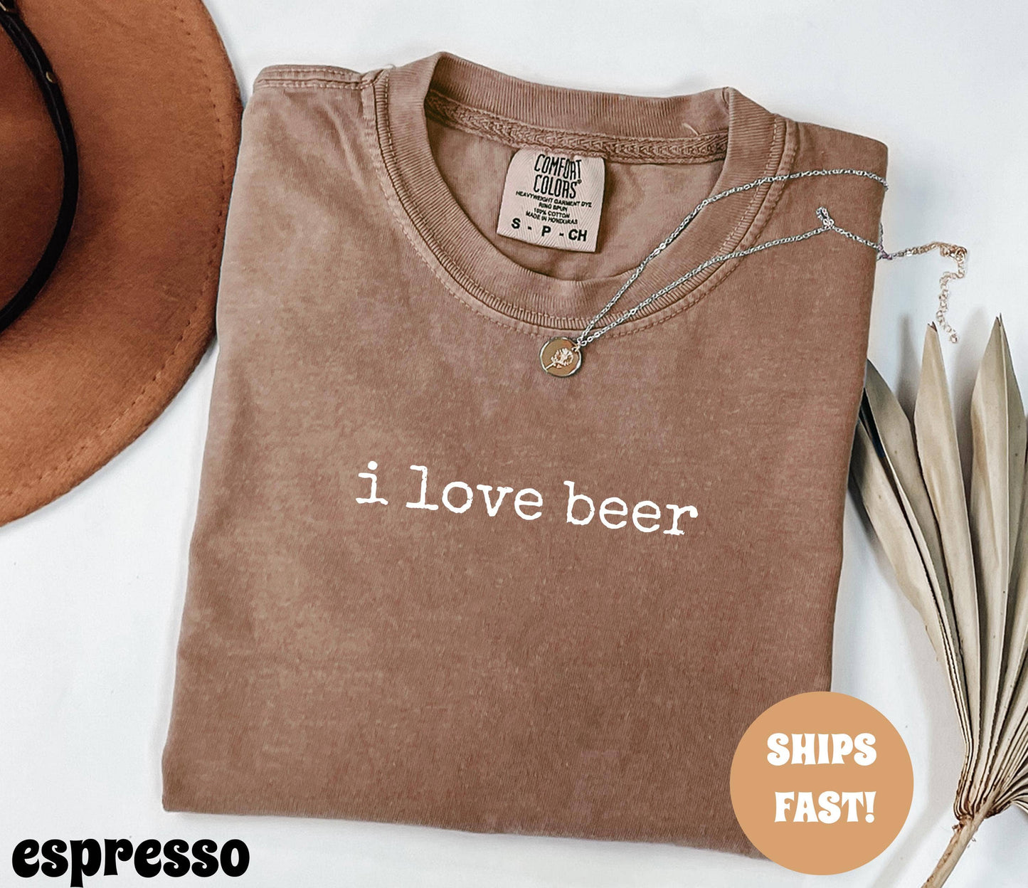 I Love Beer Funny Drinking Shirt For Men