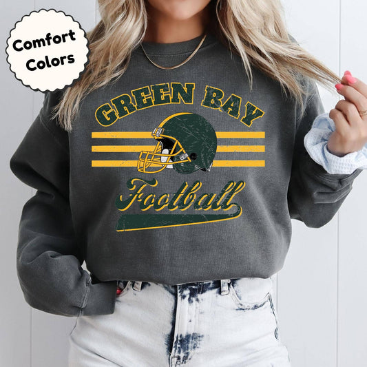 Green Bay Packers Vintage Sweatshirt - Football Fan Gift
