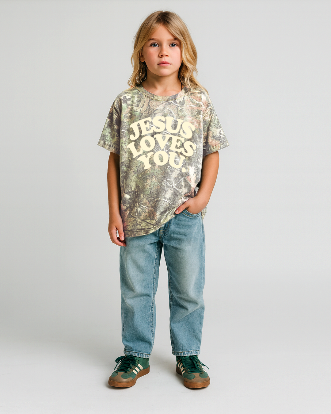 [Youth] Lmtd || Heavyweight Camo Tee || Oversized {Pre-Order}