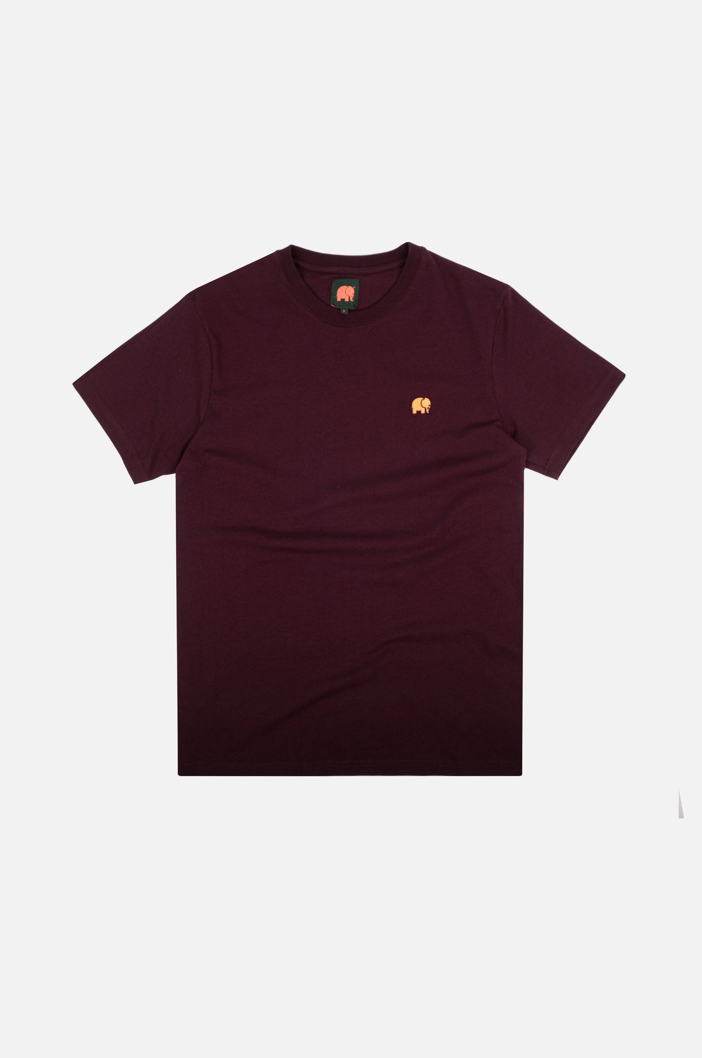 Organic Essential T-Shirt Wine Red