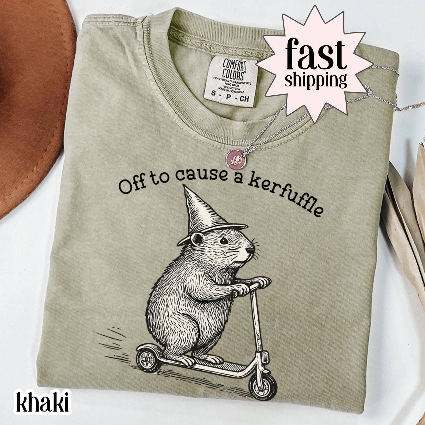 Kerfuffle Groundhog Mental Health Adult Humor Tee