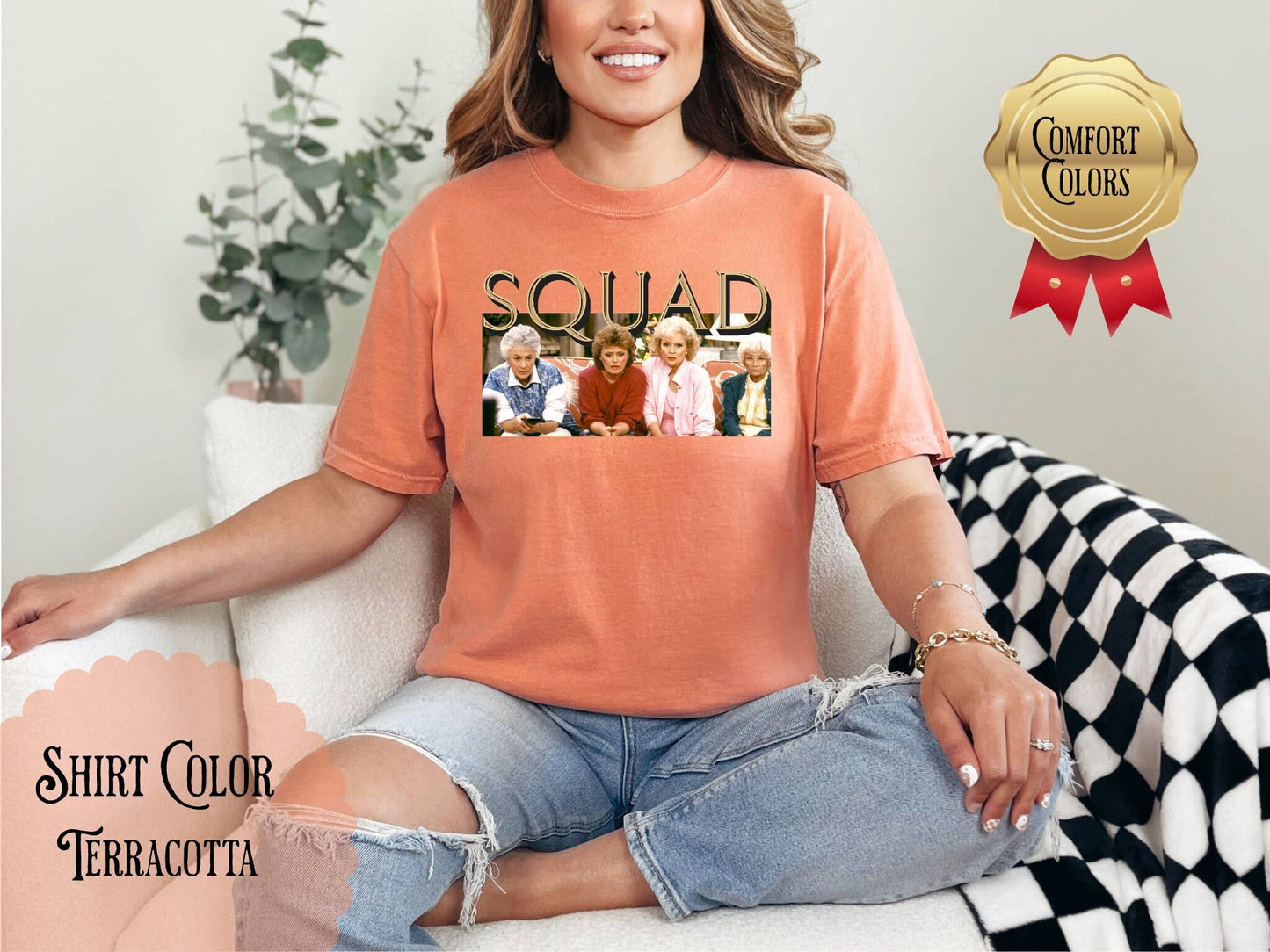 Golden Girls Squad 80s Sitcom Fan Tee - Funny Gift!