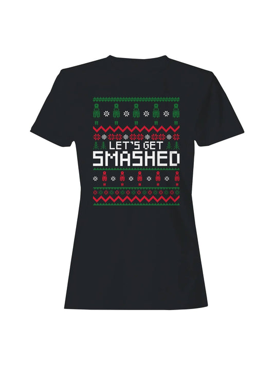 Festive Nutshell "Let's Get Smashed Women's T-Shirt