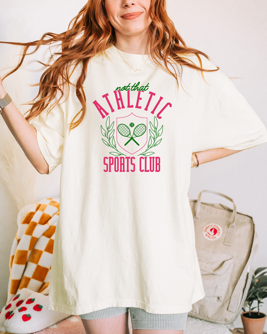 Not That Athletic Sports Club, Funny T Shirt, Spring 2024