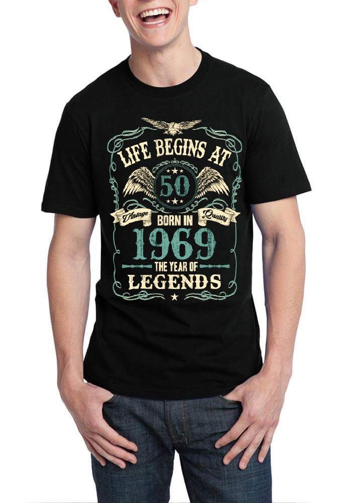 Life Begins At 50 Born In 1969 T-Shirt