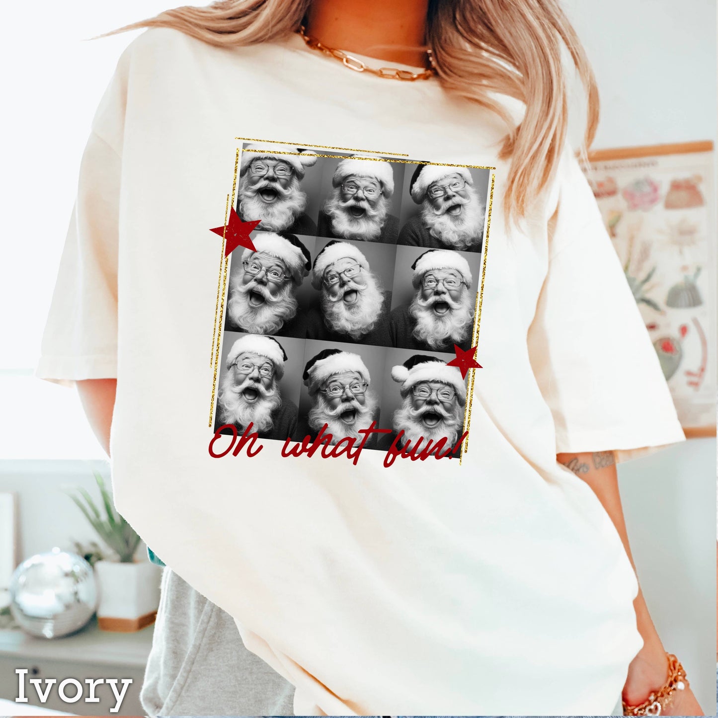 Oh What Fun Christmas Graphic Tee | Comfort Color