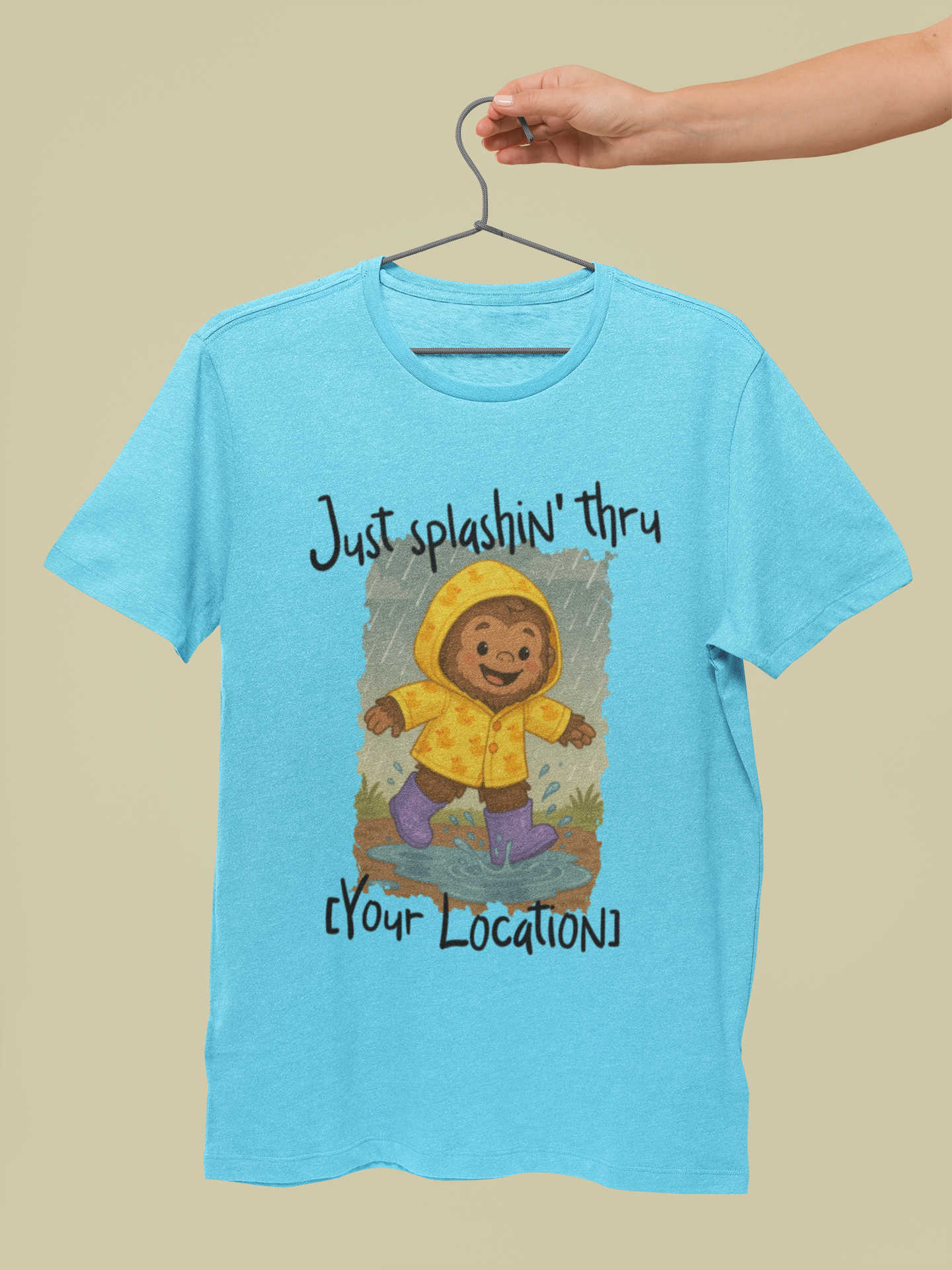 Bigfoot Just Splashin' Thru [Location] - Youth/Toddler Shirt