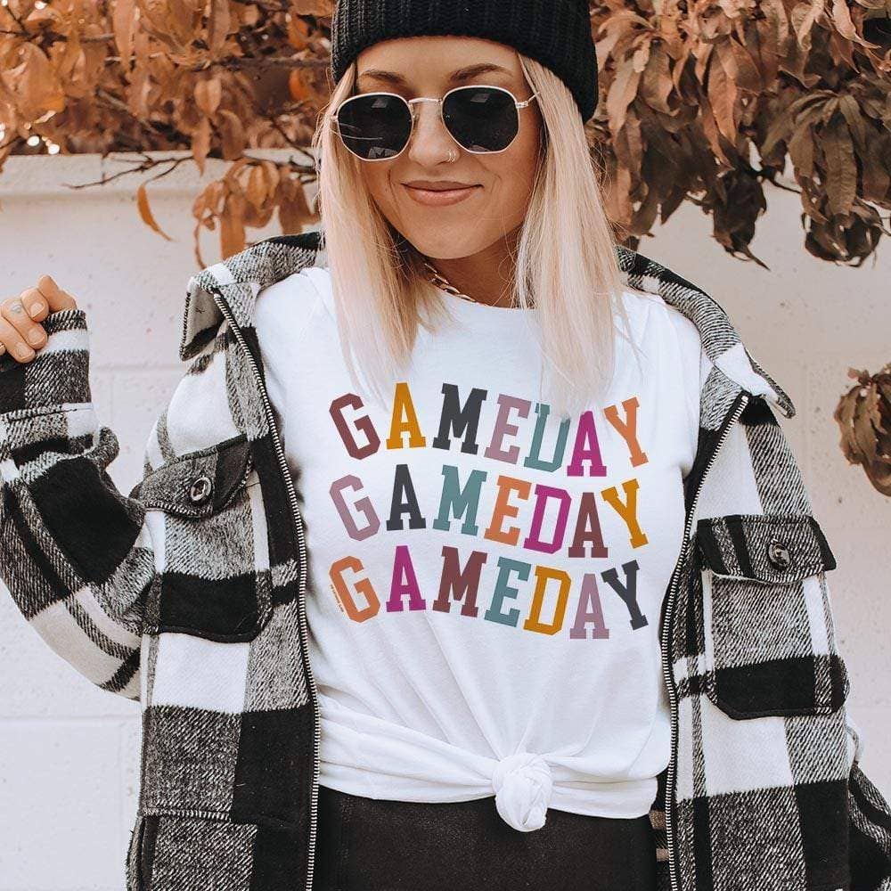 Gameday Gameday Gameday - White Tee