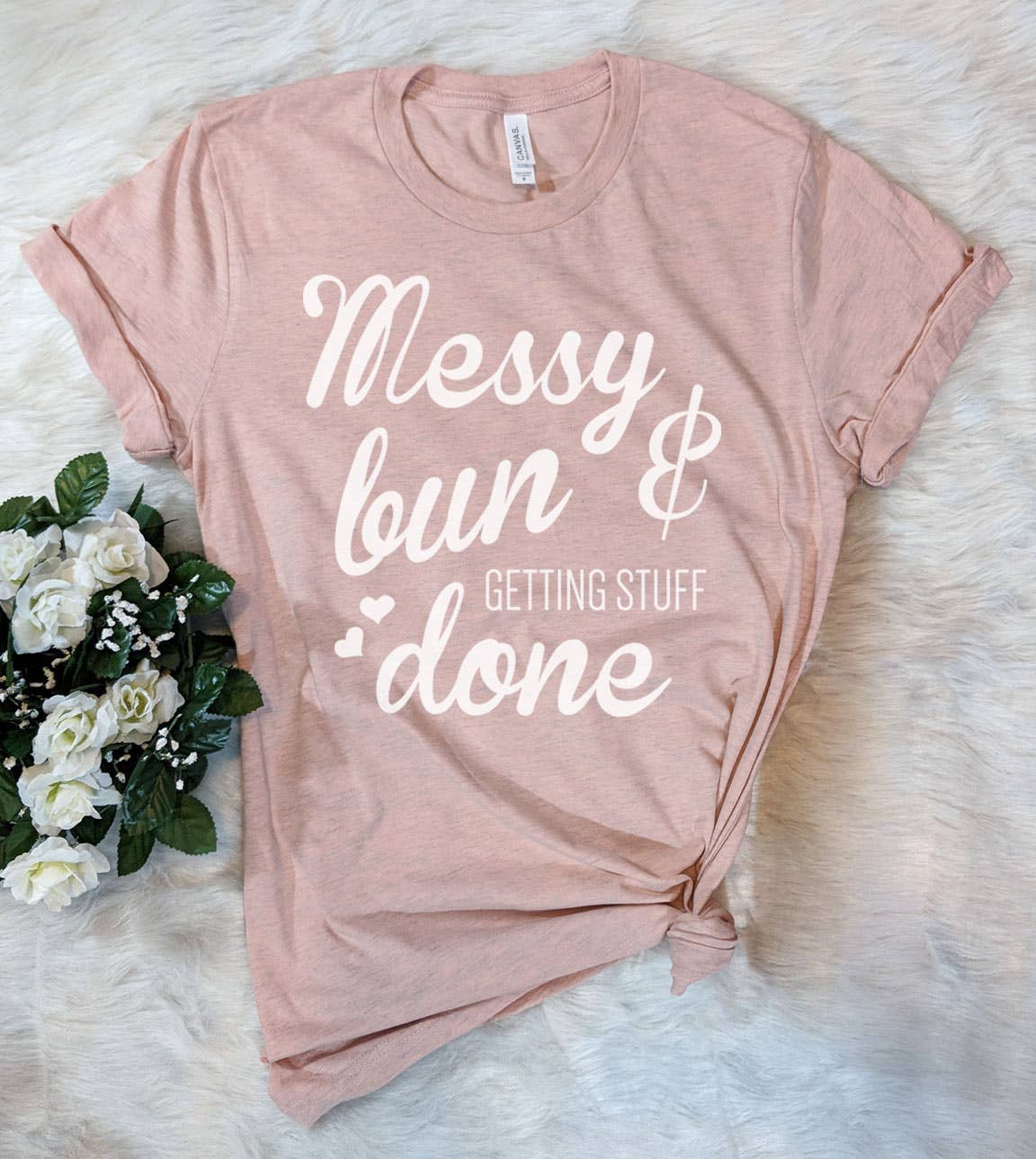 Messy Bun - Hair Funny Sassy Cute Nerd T-Shirt