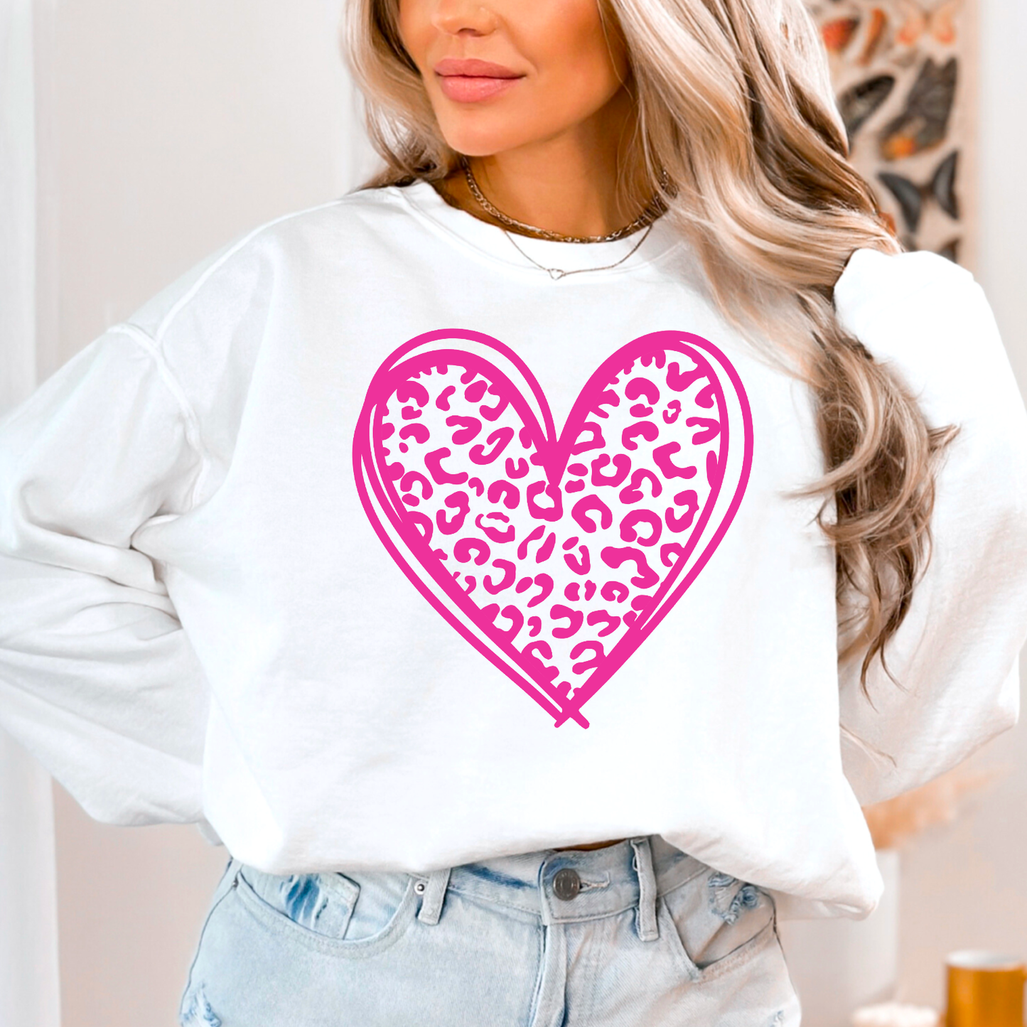 Preppy Valentine Graphic Tee Crewneck