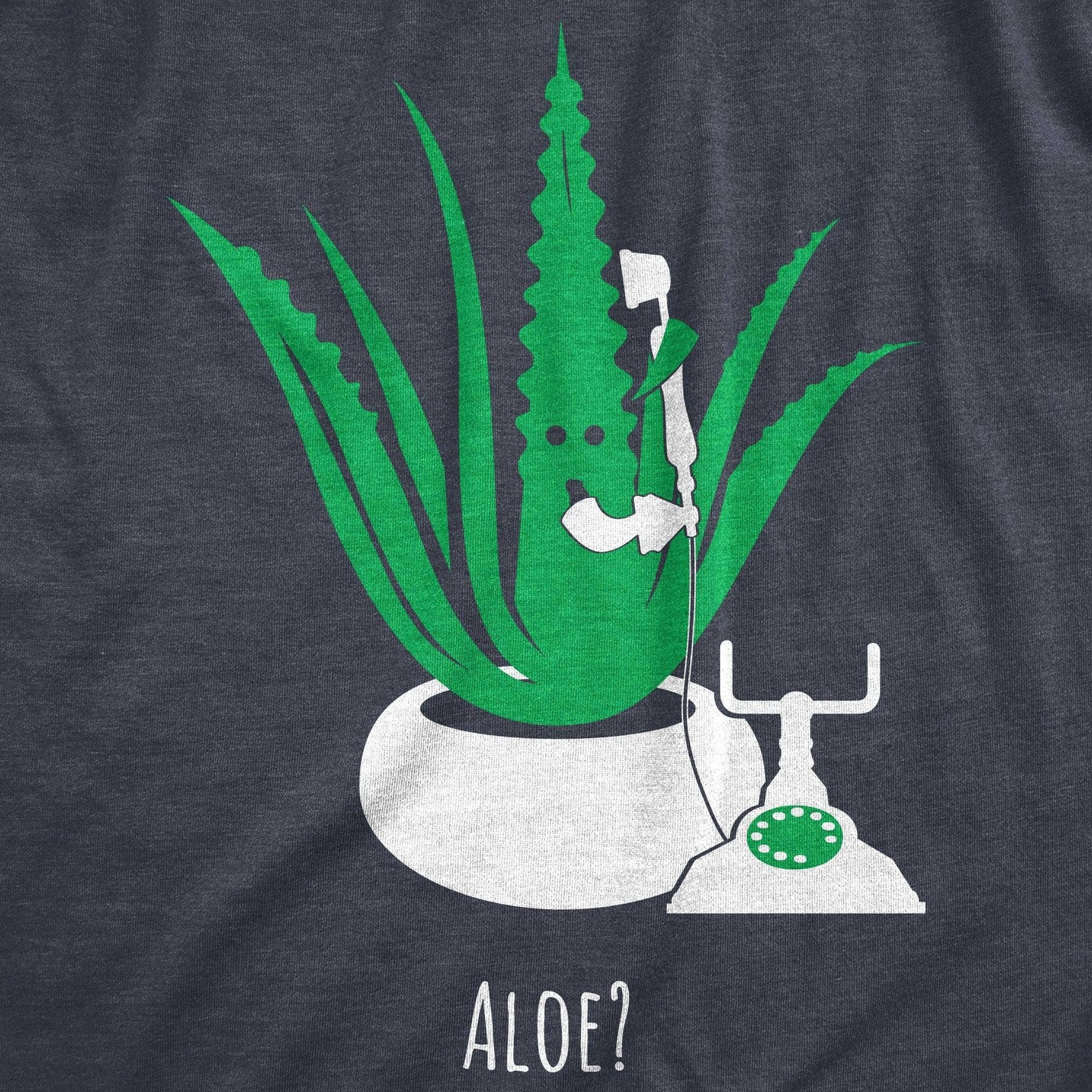 Aloe Phone Call Men's Tshirt Sarcastic Graphic Tee Western T
