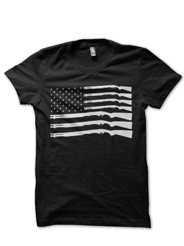 American Guns Half Sleeve T-Shirt