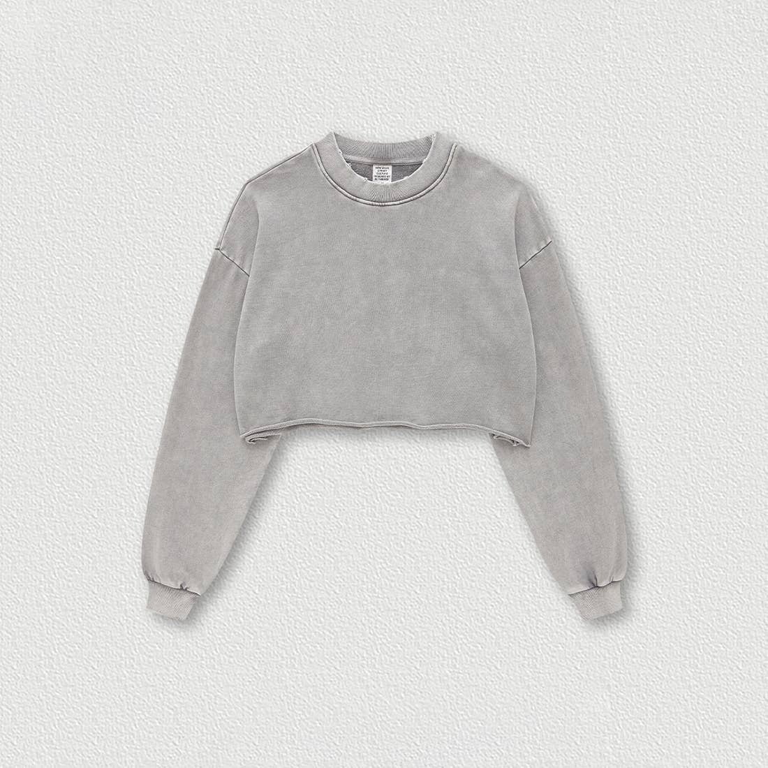 Women's Cropped Long Sleeve T-Shirt