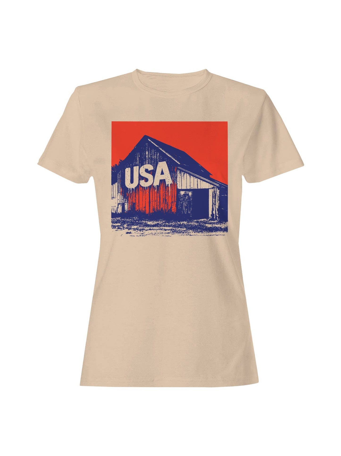 Bold USA Barn Design Women's T-Shirt