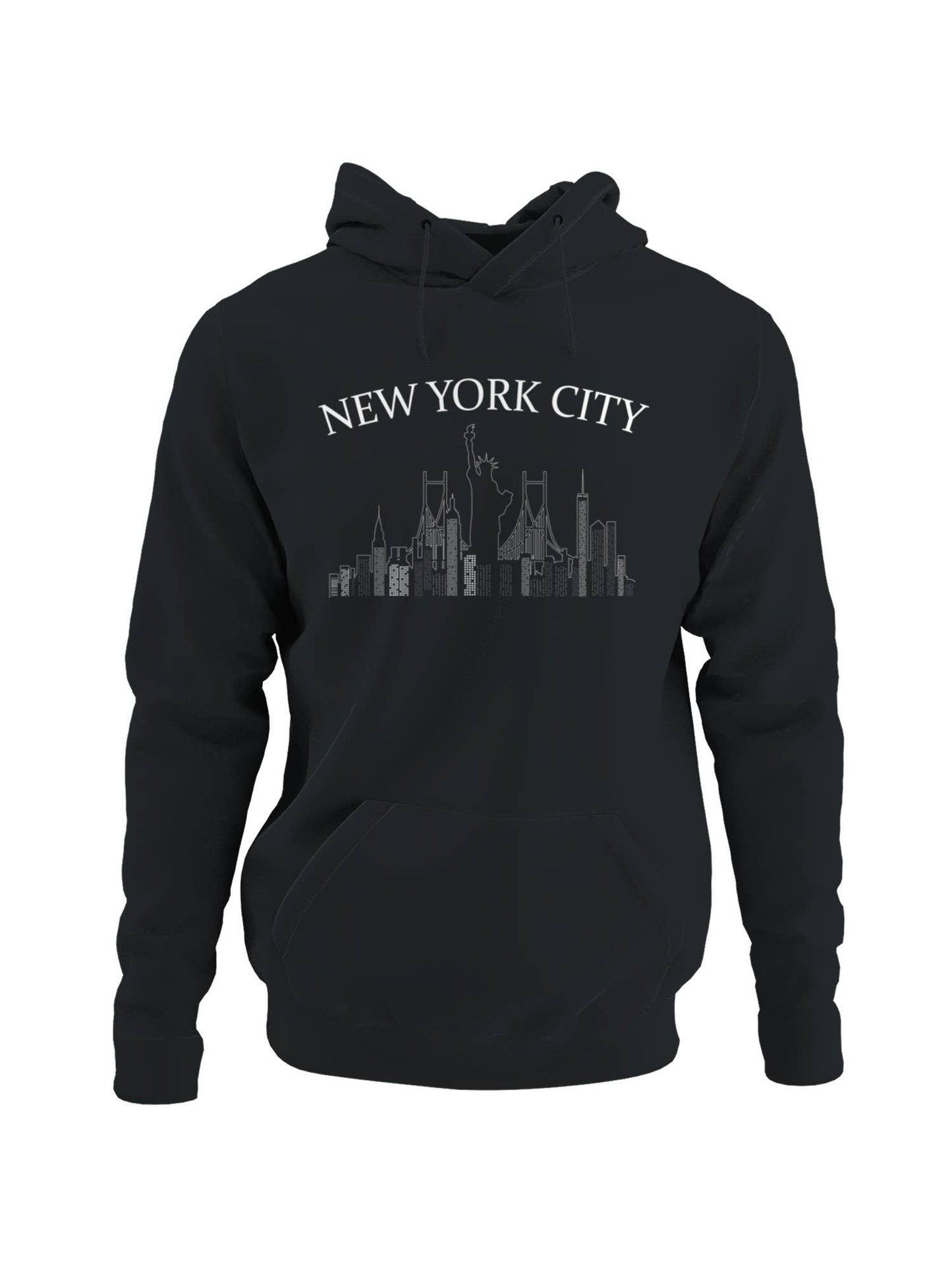 Nyc Skyline Art Print Women's Hoodie