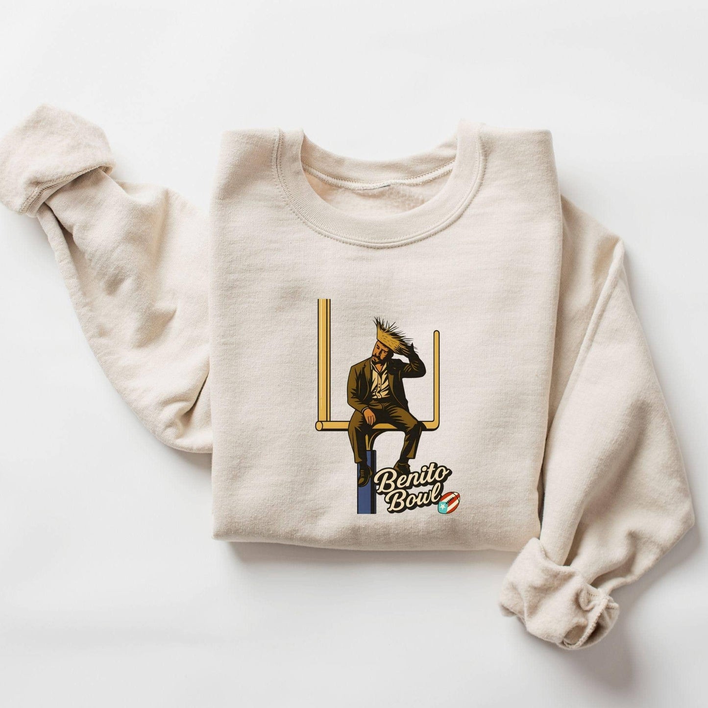 Benito Bowl Graphic Sweatshirt Funny Football Fan Gift