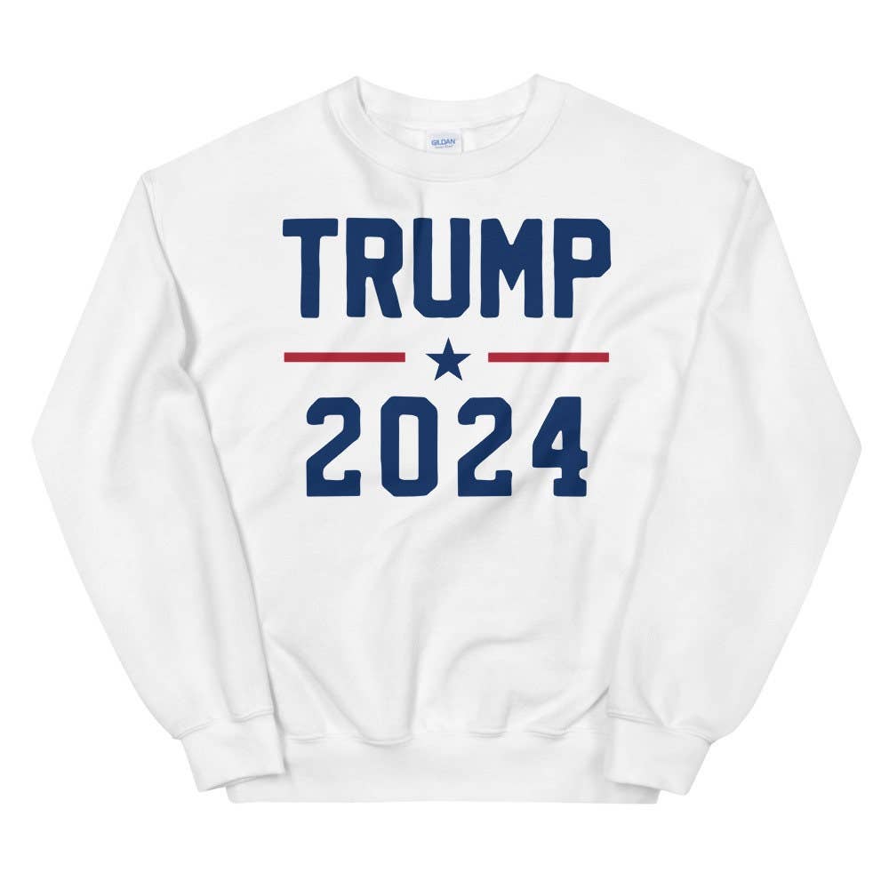 Trump 2024 Pro America Sweatshirt - Republican Patriotic
