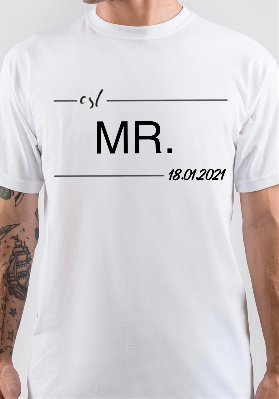 Est Mr. 2021 White T-Shirt