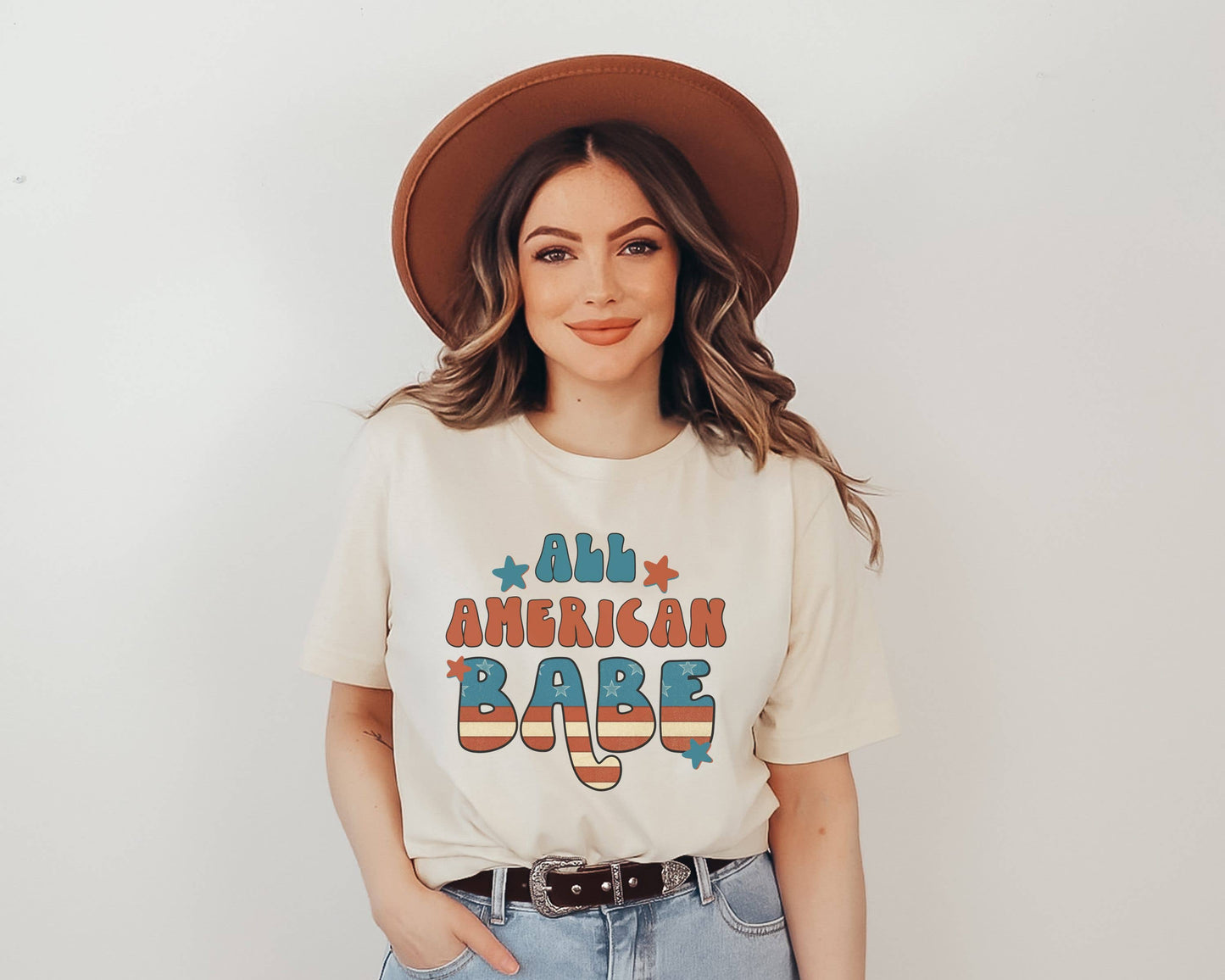 All American Babe Tee | Patriotic T Shirt | Usa Tee